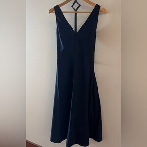 Elegant Navy Strapless Dress S